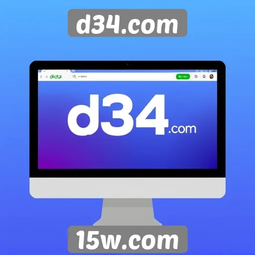 Plataforma d34.com se destaca pela interface amigável
